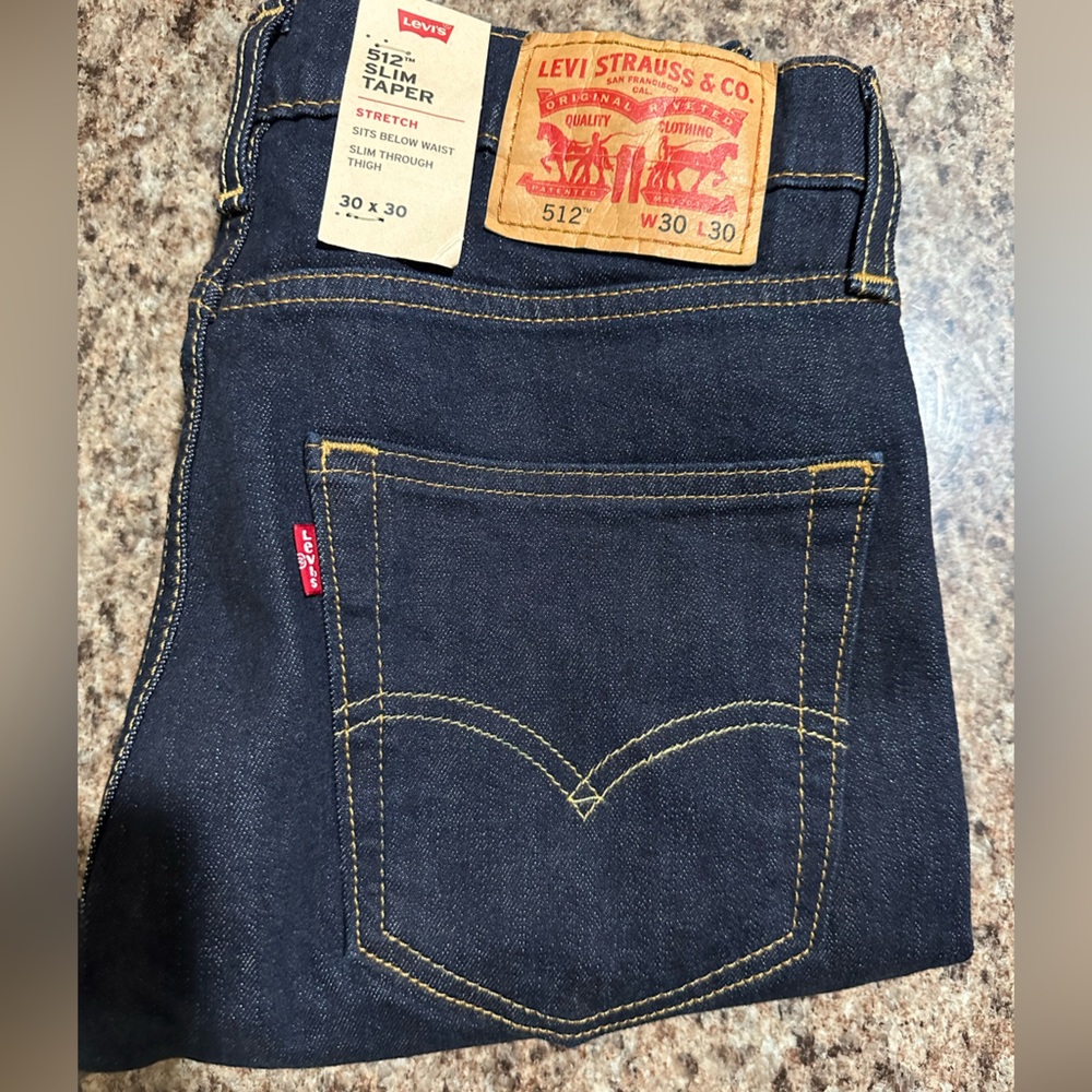 Levi's Men's Slim Jeans - Dark Blue